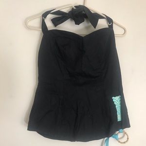 Lucky 13 Tiki Halter Top size Small